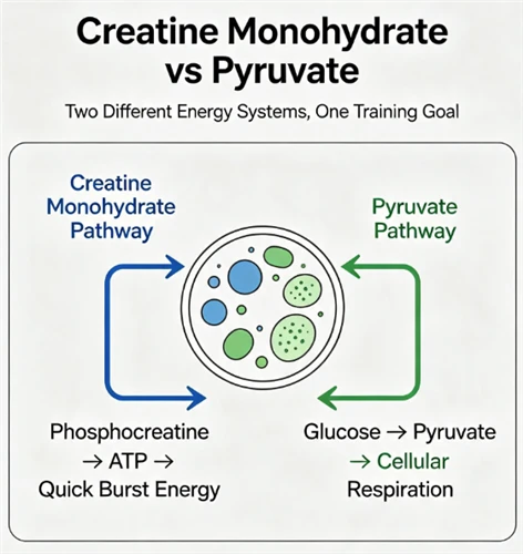 Creatina monohidrat vs piruvat